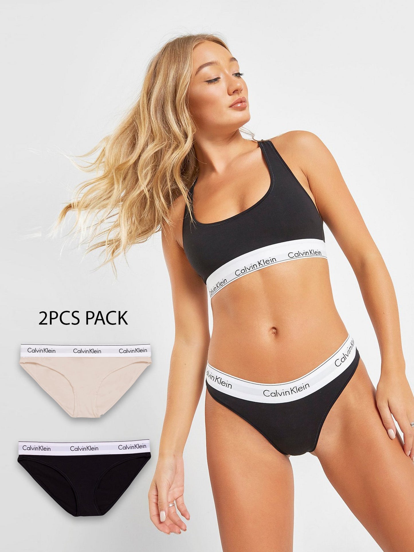 C K Classic Underwear - Women Pack Of 2 Briefs