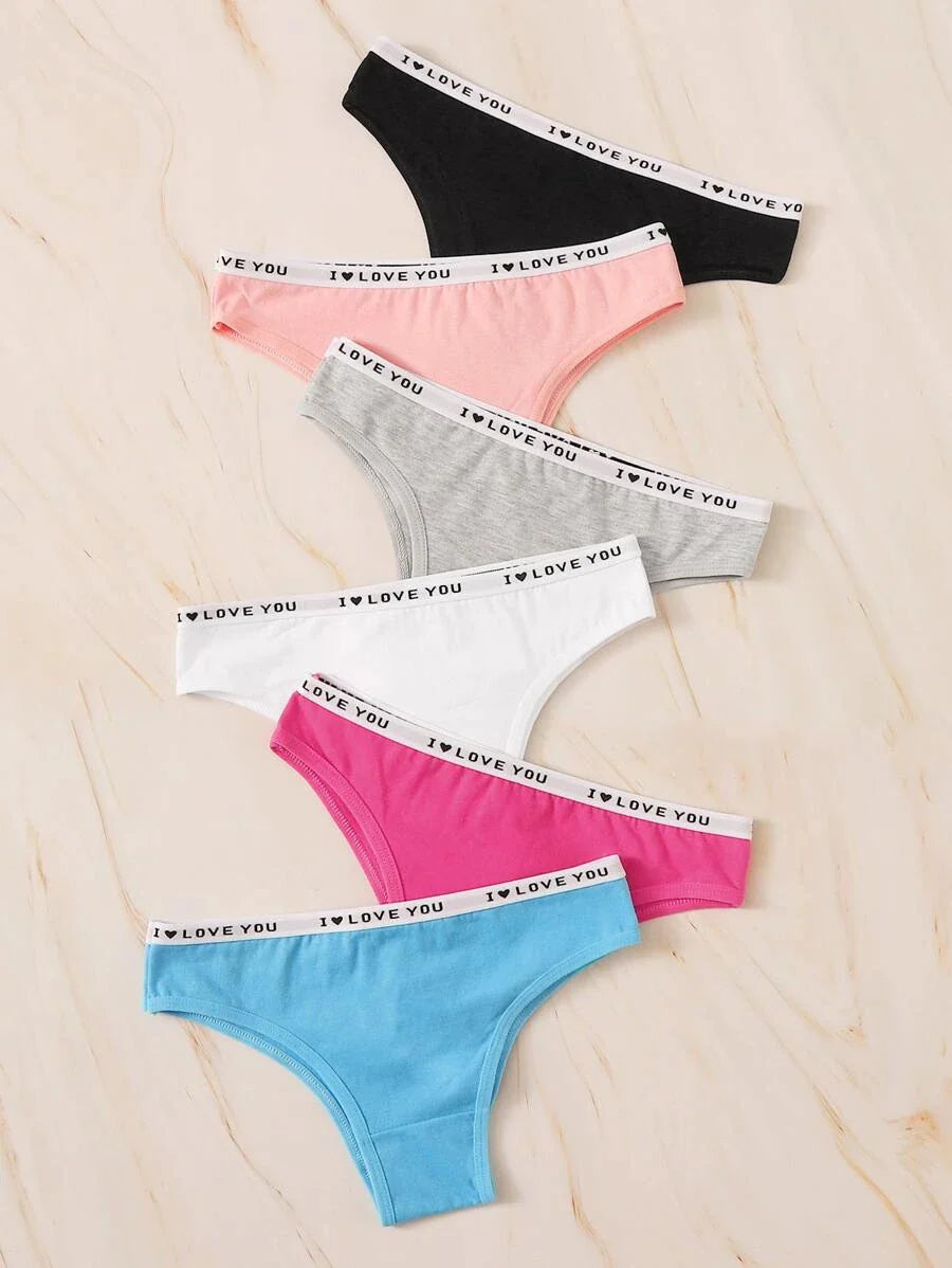 Premium Imported Underwear - Women Pack Of 6 Briefs