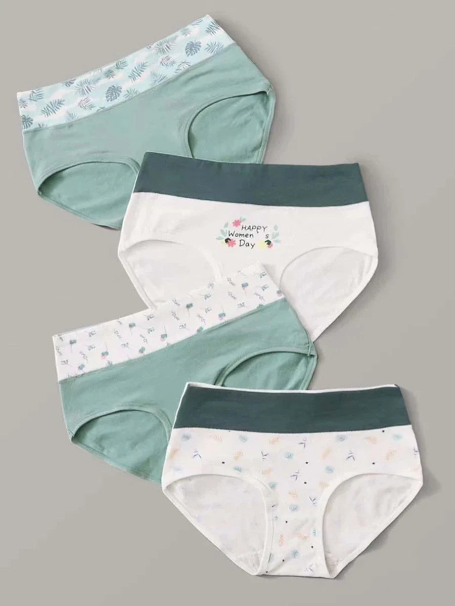 Premium Imported Underwear - Women Pack Of 4 Briefs