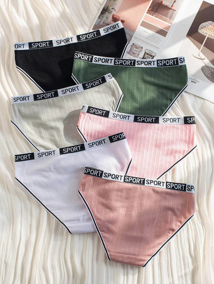 Premium Imported Underwear - Women Pack Of 6 Briefs