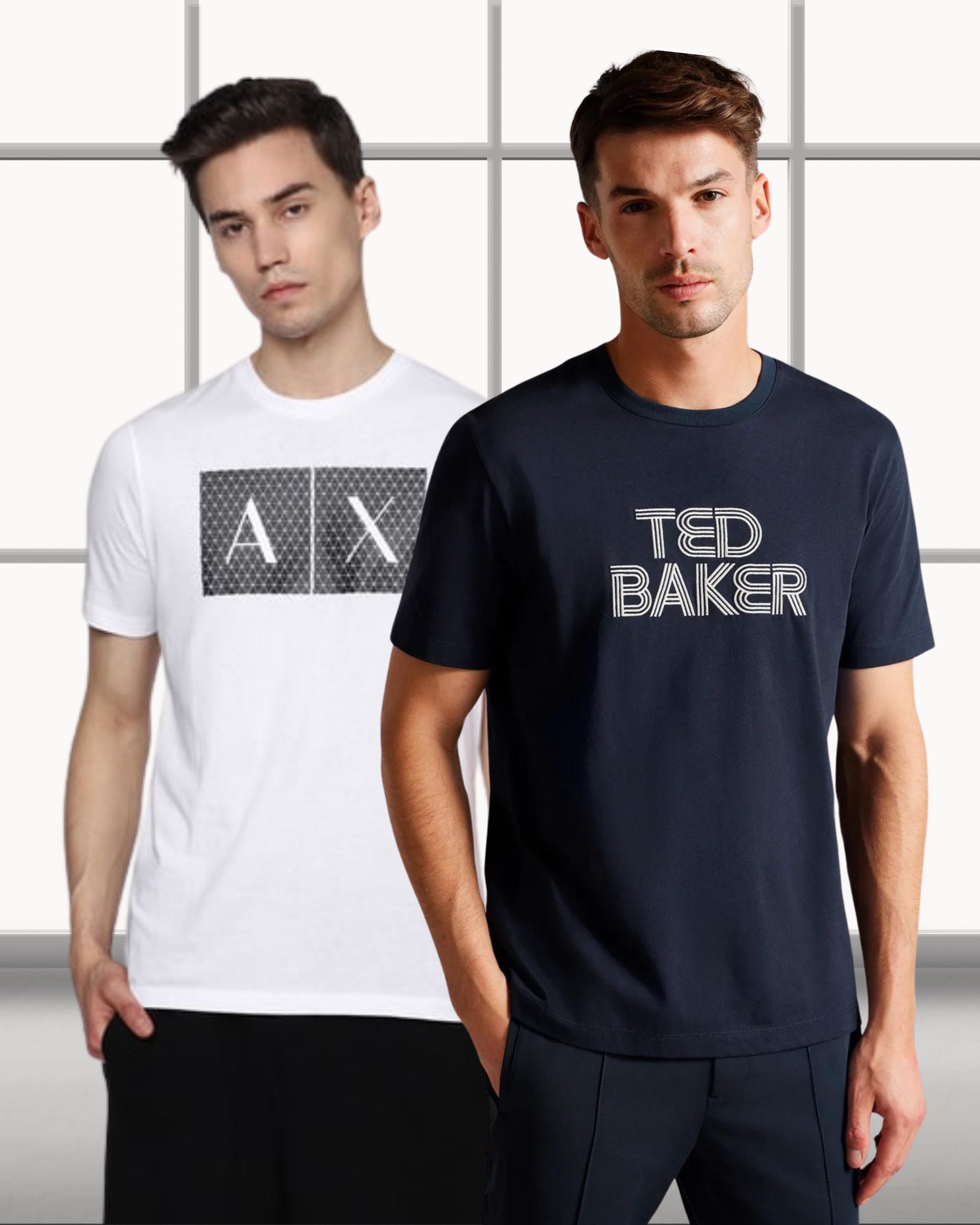 Iconic Logo Combo Tees-for Mens