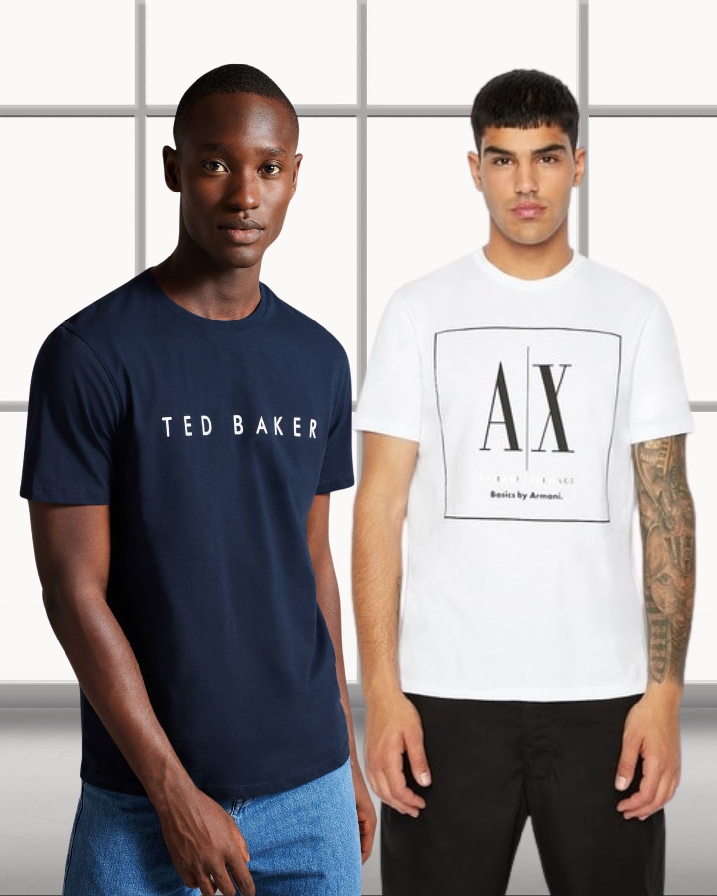 Iconic Logo Combo Tees-for Mens