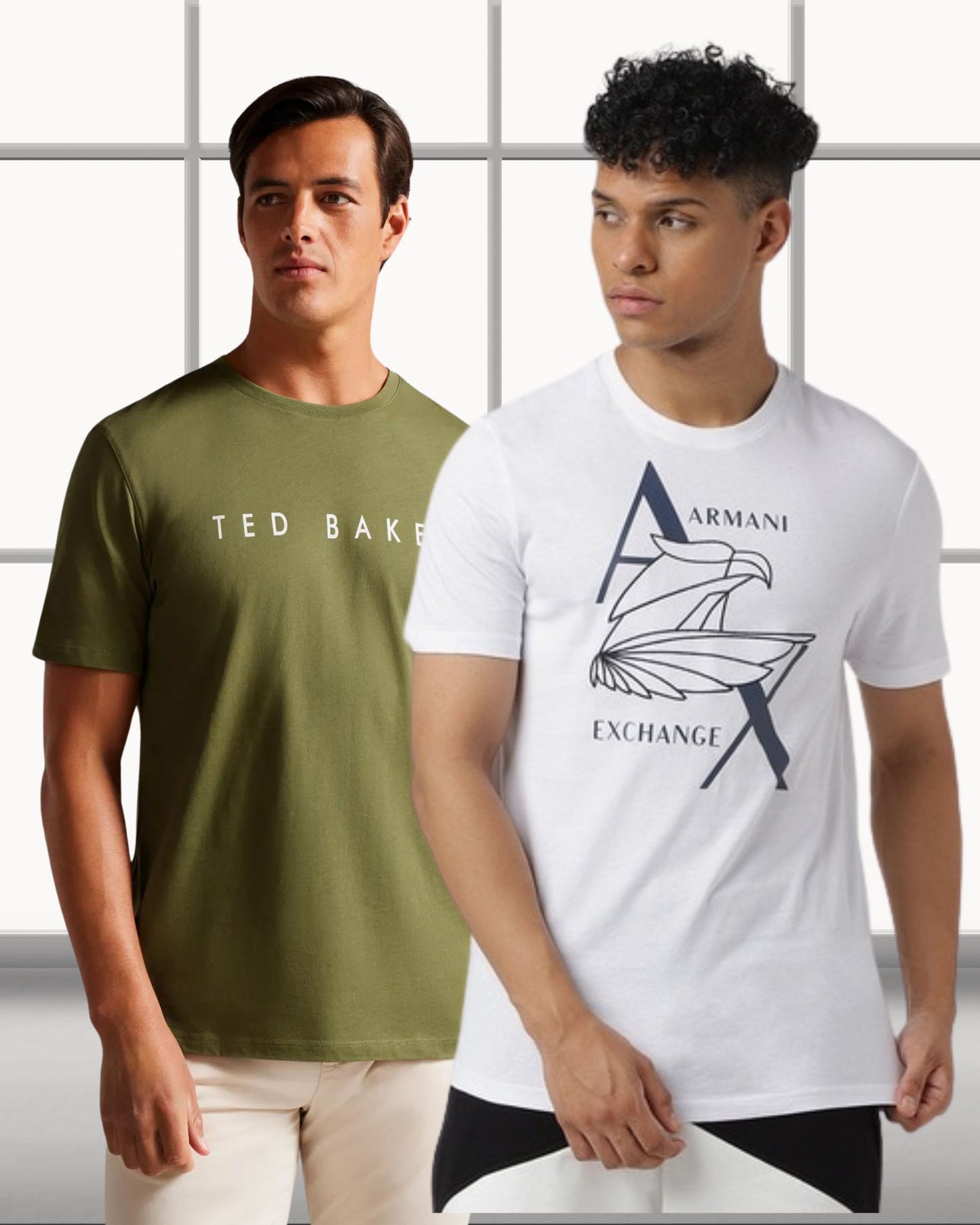 Iconic Logo Combo Tees-for Mens