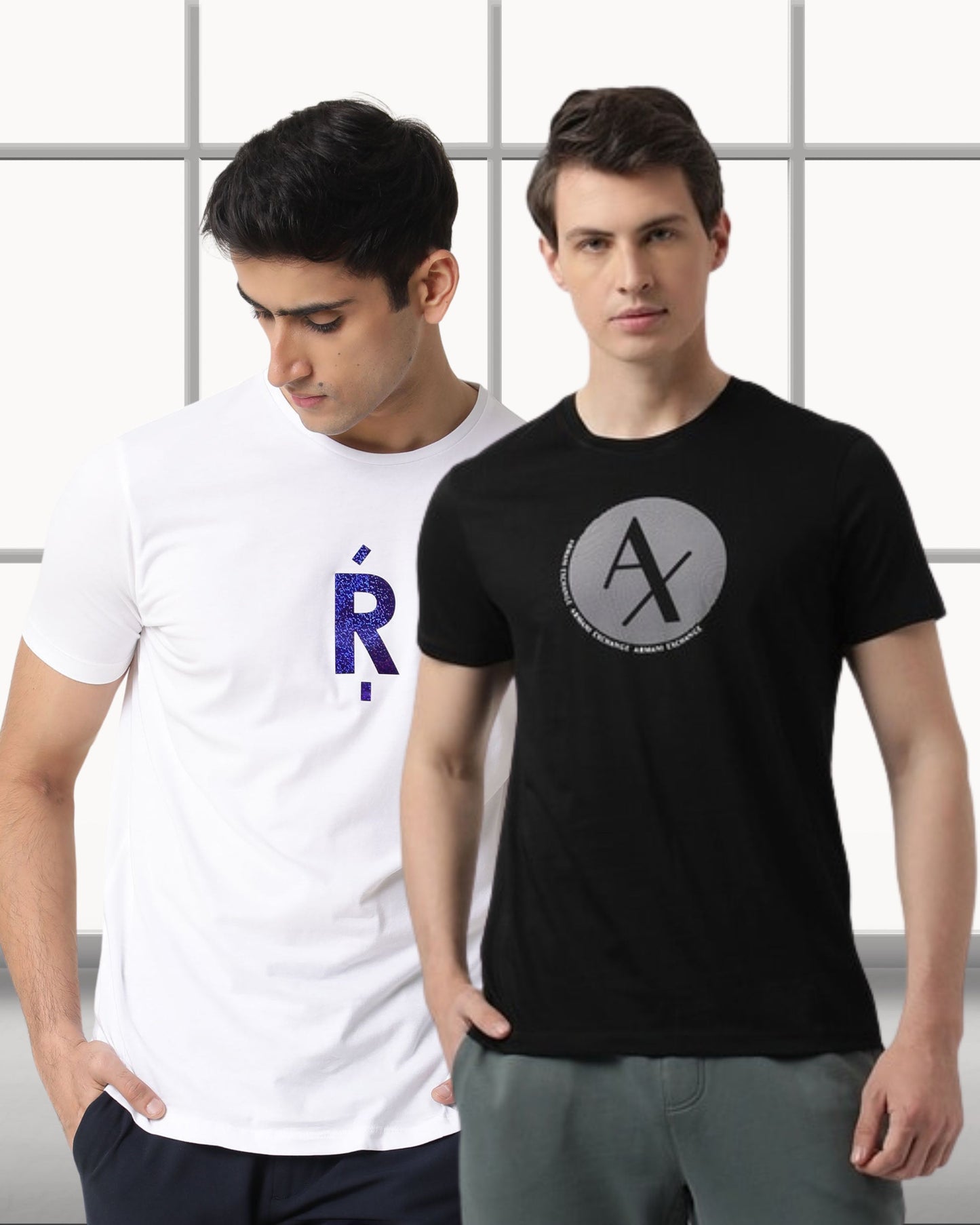 Iconic Logo Combo Tees-for Mens