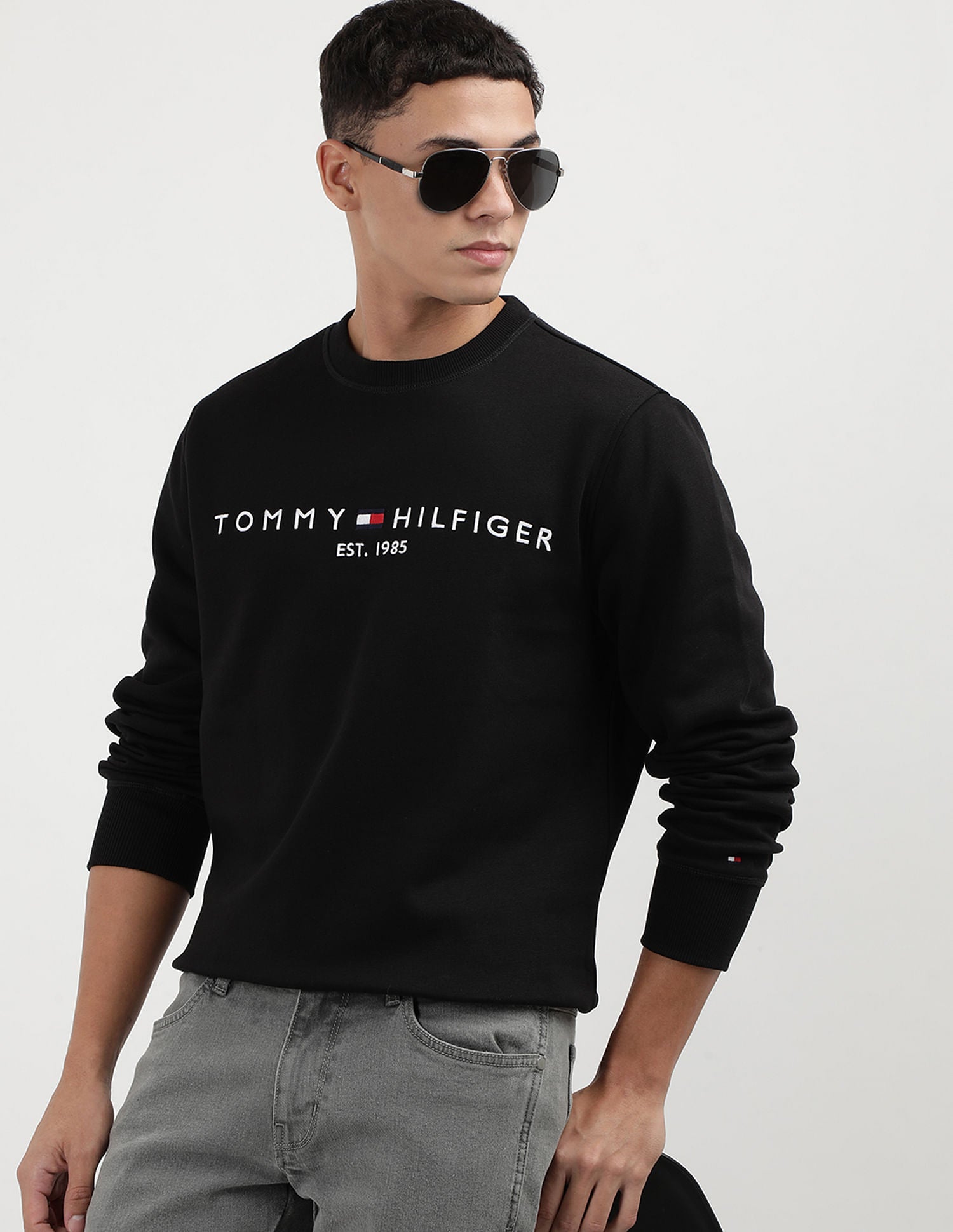 Tommy Hilfiger Mens Iconic Printed Sweatshirts