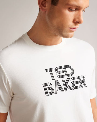 Ted Baker London Men's Half-Sleeve Print T-Shirt