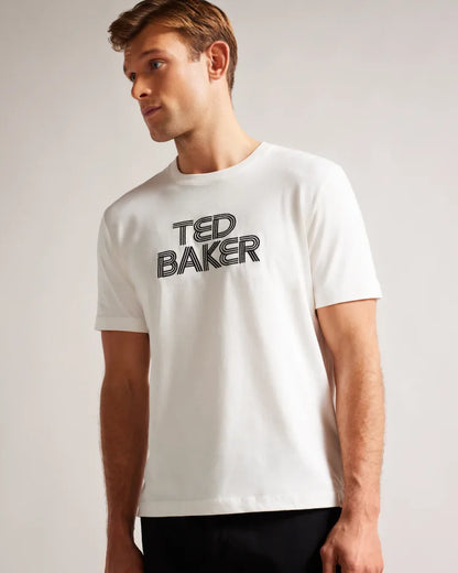 Ted Baker London Men's Half-Sleeve Print T-Shirt