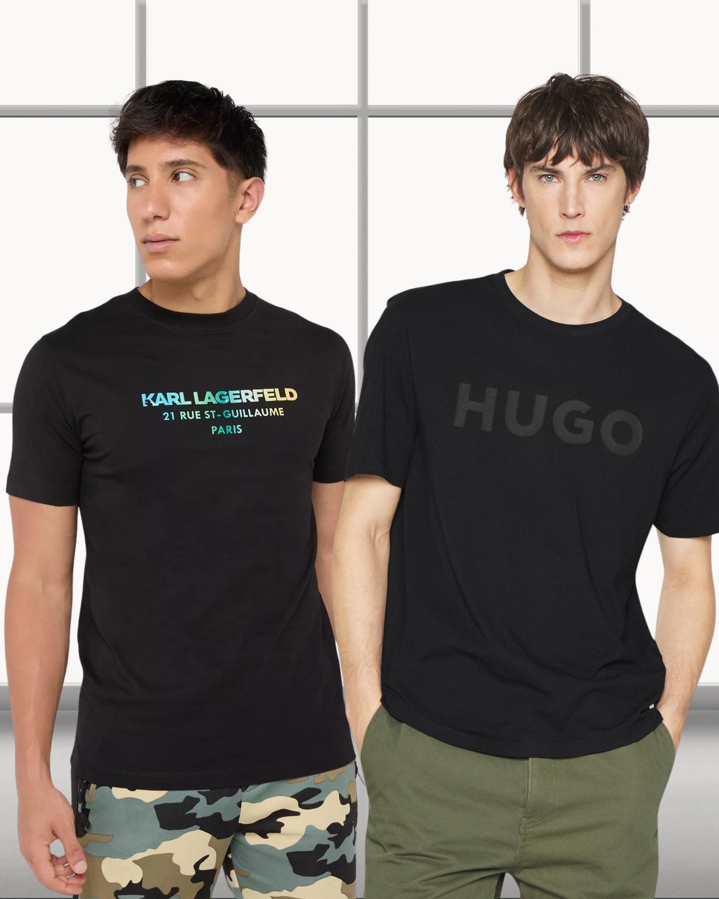 Iconic Logo Combo Tees-for Mens