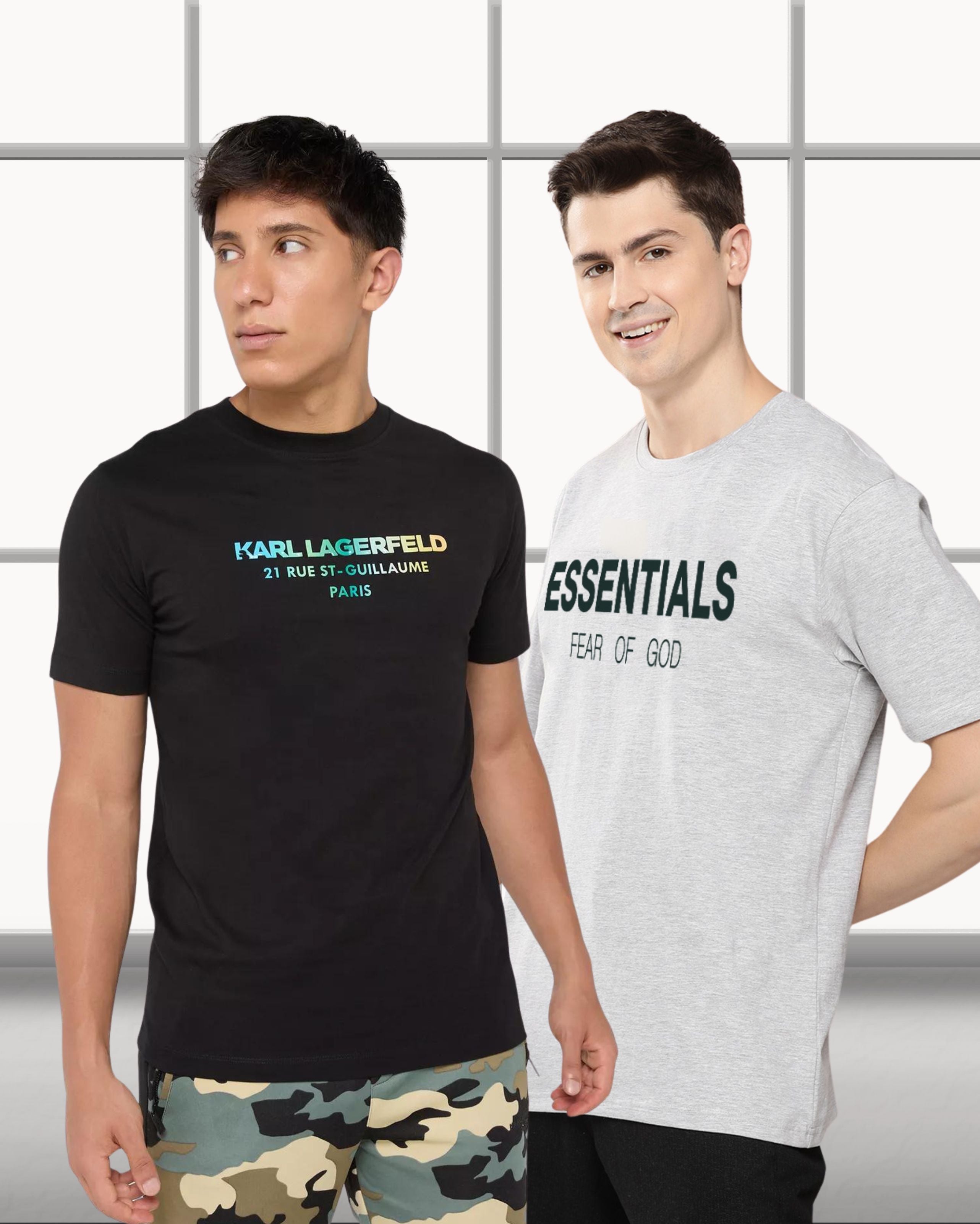 Iconic Logo Combo Tees-for Mens