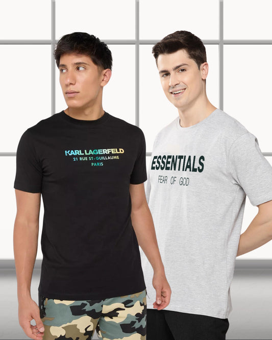 Iconic Logo Combo Tees-for Mens