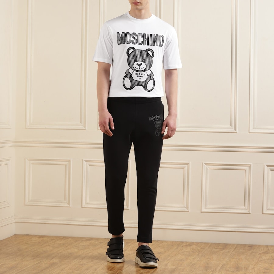 Teddy in Style: M0schin0 Love Men's T-Shirt Collection