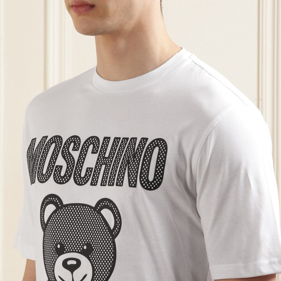 Teddy in Style: M0schin0 Love Men's T-Shirt Collection