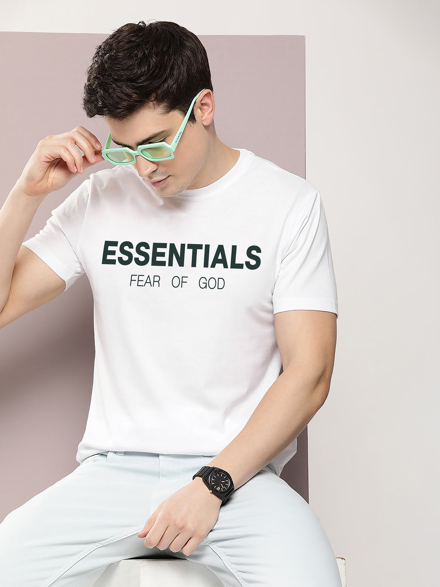 Fearless Elegance: Men's Essential Fear of God T-Shirt