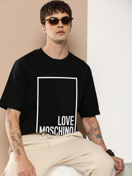 Mens OverSize Printed T-Shirts_(Black)