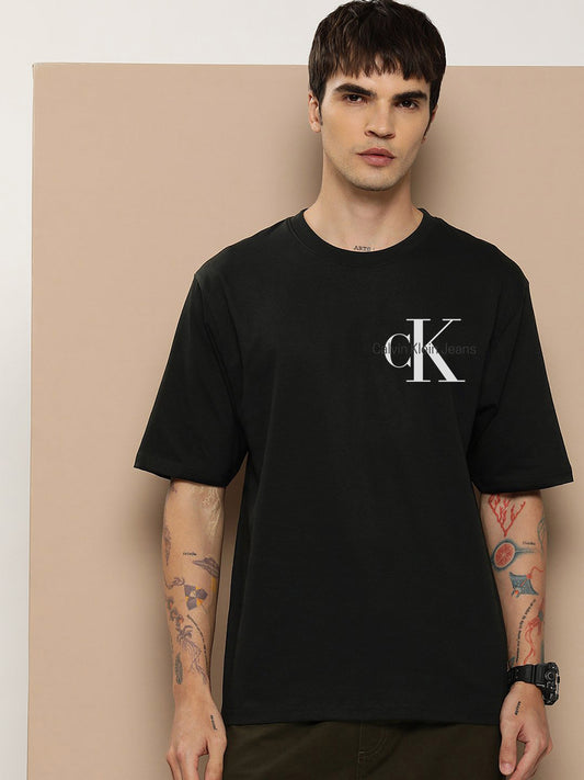 Mens OverSize Printed T-Shirts_(Black)