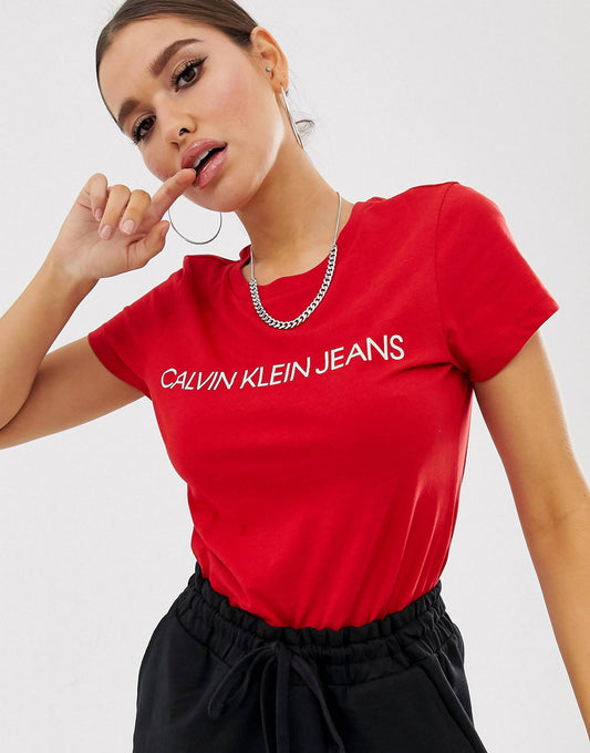 C K Women's Printed T-shirt