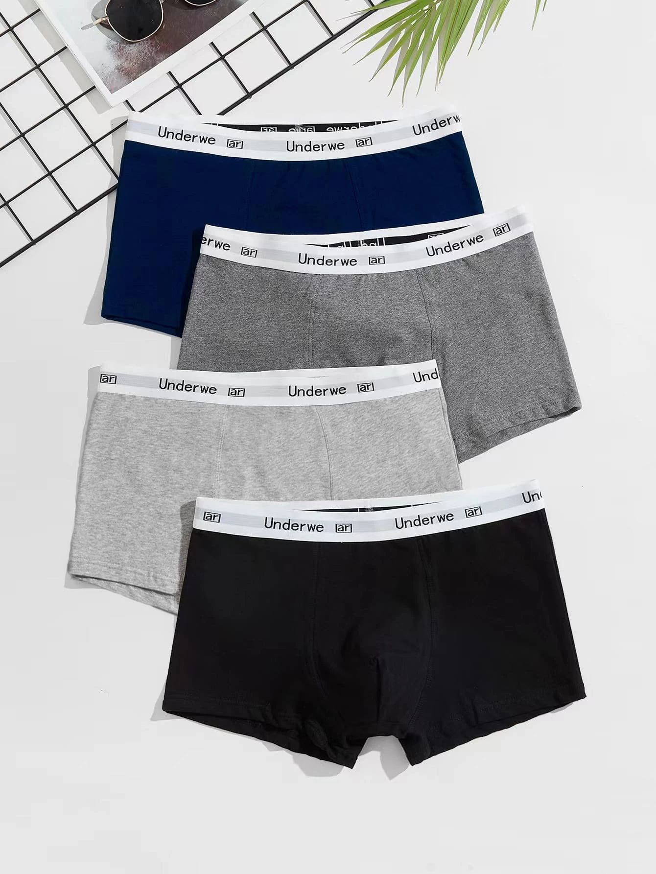 Premium Imported Underwear - Men Pack Of 4 Trunks