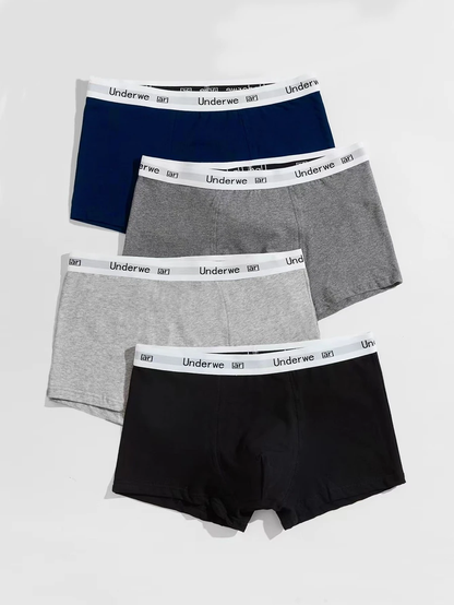 Premium Imported Underwear - Men Pack Of 4 Trunks