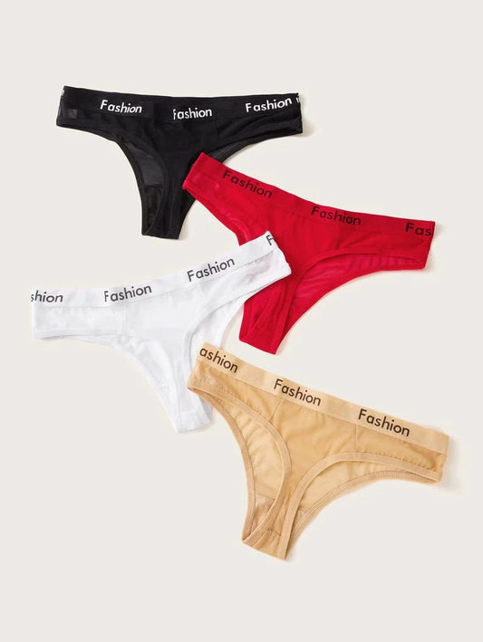Premium Imported Underwear - Women Pack Of 4 Briefs