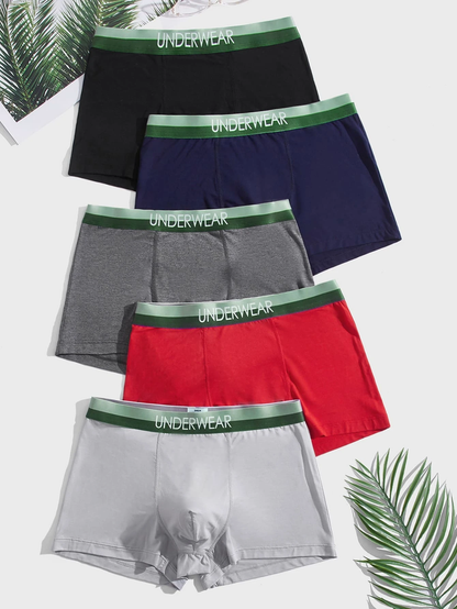 Premium Imported Underwear - Men Pack Of 5 Trunks