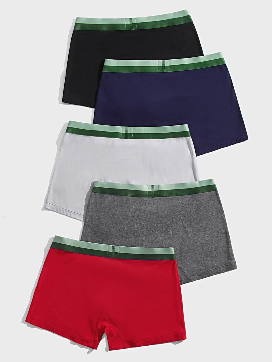 Premium Imported Underwear - Men Pack Of 5 Trunks