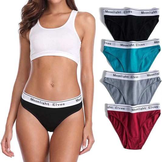 Premium Imported Underwear - Women Pack Of 4 Briefs