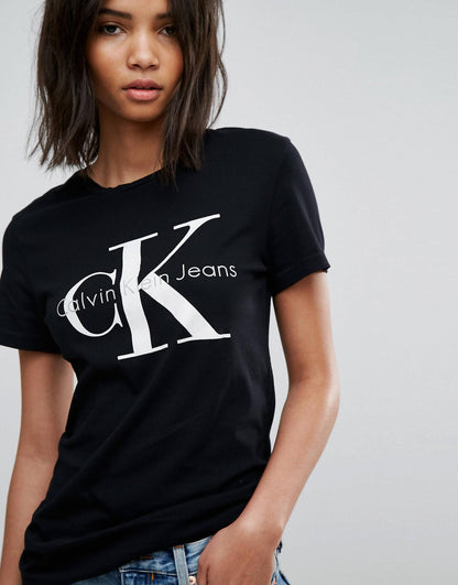 C K Women's Printed T-shirt