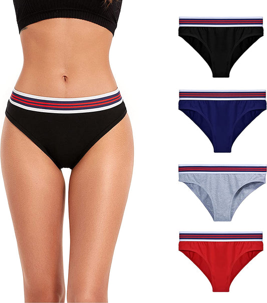 Premium Imported Underwear - Women Pack Of 4 Briefs