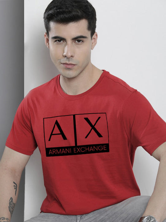 Original - Mens Half Sleeve A X Printed T-shirt