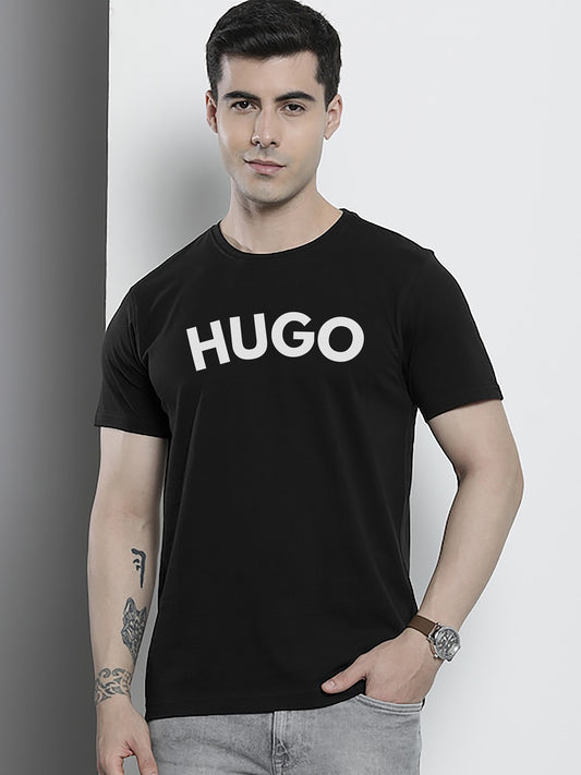 Original -Mens Half Sleeve H U G O Printed T-shirt